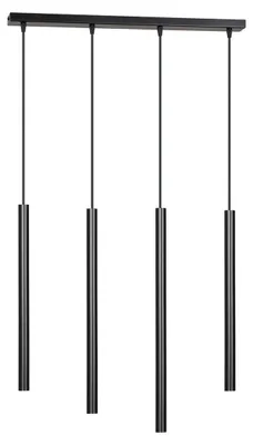 Zdjęcie produktu dla Lampa wisząca Selter ze stali w kolorze czarny mat