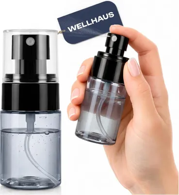Produktbild von WELLHAUS Flasche für Parfüm, Flüssigkeiten, Kosmetika mit Zerstäuber, leicht, für unterwegs, 30ml