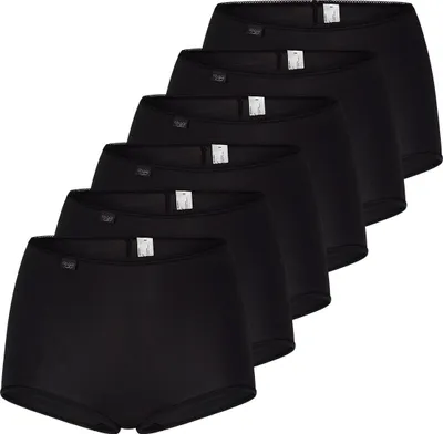 Produktbild von sloggi 6er Pack 24/7 Baumwolle Maxi Slip Perfekter Sitz, Mit feinen Details, Angenehm auf der Haut