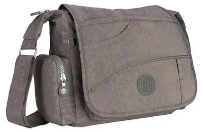 Produktbild von Überschlagtasche Hüfttasche Umhängetasche Handtasche Crossbody-Bag Grau (2222)