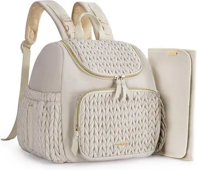 Produktbild von Famanu Wickelrucksack für Babys - Leicht und Wasserabweisend mit Isolierten Fächern und Wickelunterlage