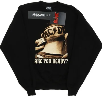 Produktbild von AC/DC - "Are You Ready?" Sweatshirt für Herren BI4194 (5XL) (Schwarz)