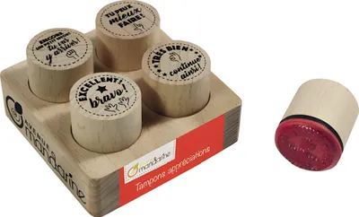 Obrázok produktu pre Avenue Mandarine CO157C, Súprava detských pečiatok, Drevo