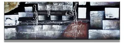 Produktbild von 5724 Leinwandbild Abstrakt Modern 120x40 cm