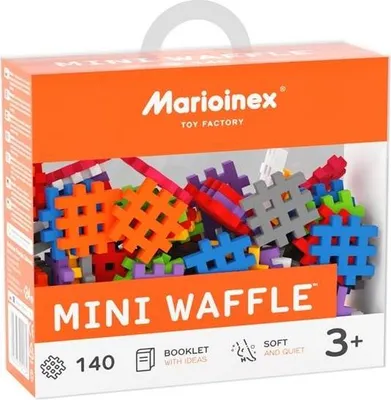 Zdjęcie produktu dla Marioinex Klocki Konstrukcyjne Mini Waffle 140 el