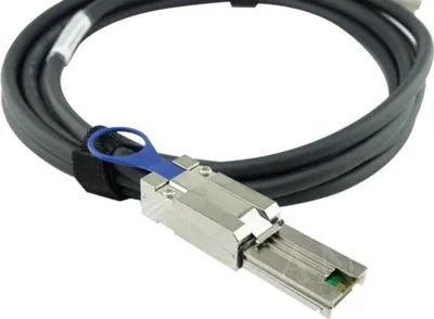 Immagine prodotto di QNAP CAB-SAS10M-8088 kompatibles BlueLAN MiniSAS Kabel 1 Meter (CAB-SAS10M-8088-BL)