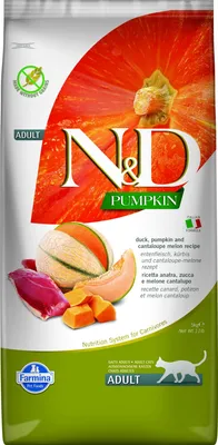 Produktbild von N&D Pumpkin Katzenfutter Ente 5 kg