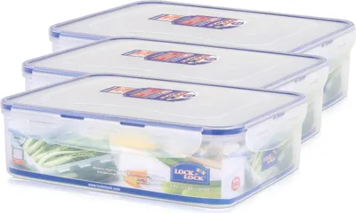 Produktbild von Lock&Lock HPL834 Multifunktionsbox 3,9L - Luft und Wasserdicht (3er Pack)