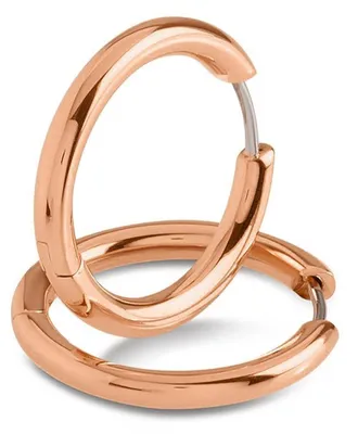 Produktbild von Boccia 05072-03 Damen-Creolen Ohrringe Titan Roségoldfarben 23 mm