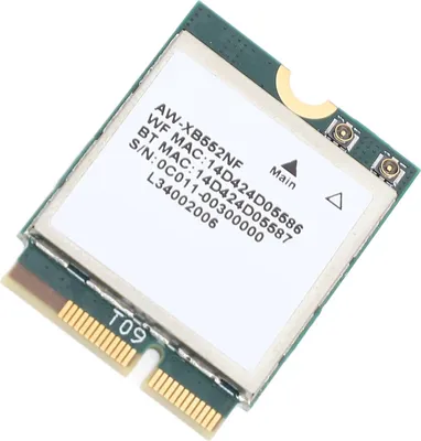 Zdjęcie produktu dla MT7902 Moduł bezprzewodowej karty sieciowej 2400 Mb/s 2,4 GHz 5 GHz 6 GHz Trójzakresowa karta sieciowa Bluetooth 5.2 M.2 do laptopa i komputera PC