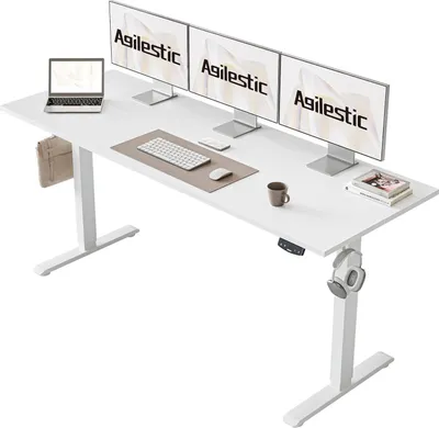 Immagine prodotto di Scrivania regolabile in altezza 160x60cm Scrivania ergonomica elettrica Sit-stand