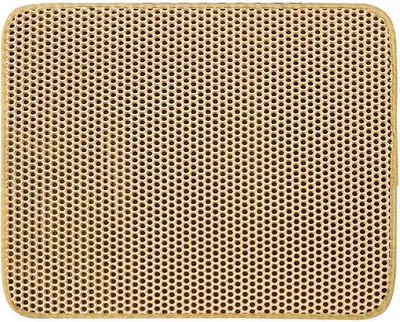 Image de Double couche antidérapante en EVA, tapis pour litière et bac à litière facile à nettoyer(Kaki,30x45cm)