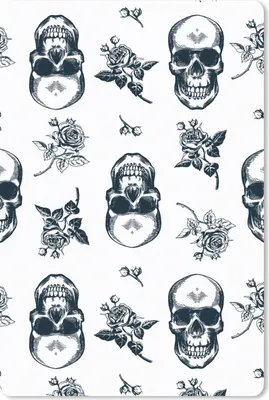 Produktbild von MuchoWow® Mauspad Mousepad Teens - Totenkopf - Muster 18x27 cm - Mousepads - Maus Mat - Pad - Mausunterlage