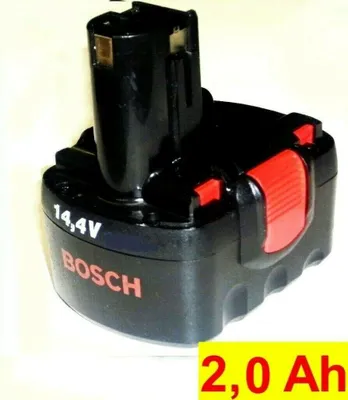 Produktbild von Original Bosch Akku 14,4 V  2607335711 / 2607335533 PSR  GSR  AHS   2,0 Ah  NiMh(Neubestückt)