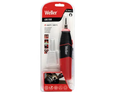 Produktbild von Weller WLIBAK8 Batterie-Lötkolben 8 W Betrieb mit AA Batterien