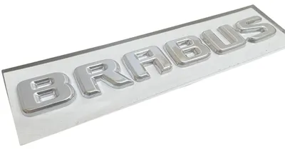 Produktbild von Mercedes-Benz Karosserieteil BRABUS Schriftzug Emblem Logo Heckklappe Chrom