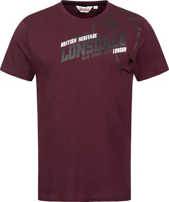 Obrázok produktu pre Pánske tričko WALKLEY Vintage Oxblood L Lonsdale