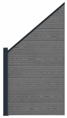 Immagine prodotto di Pannello di Recinzione WPC e Alluminio Grigio