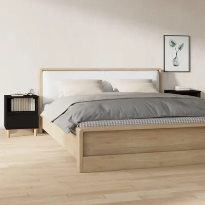 Obrázek produktu pro vidaXL Noční stolky 2 ks černé 40x35x50 cm