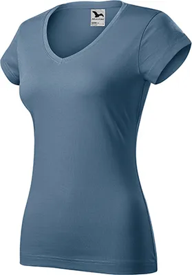Produktbild von Damen-T-Shirt Malfini FIT V-NECK 162 Denim