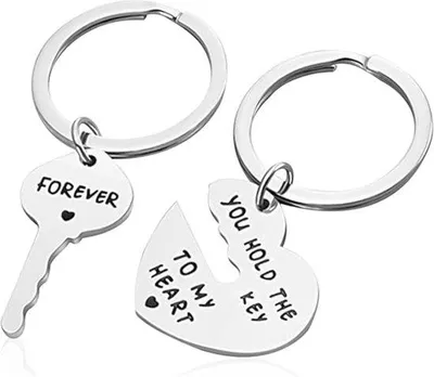 Produktbild von Famanu Schlüsselanhänger Herz und Liebe - I Love You Design