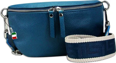 Produktbild von Florence Leder Tasche Gürteltasche blau mehrfarbig OTF807B