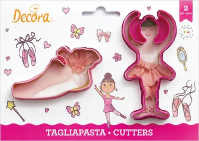Zdjęcie produktu dla Decora 255196, Różowy, Plastik, 22 mm, 5 cm, 9 cm, 2 szt.