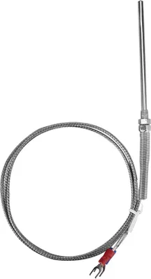 Obrázek produktu pro Termočlánek se závitem M8 typ K 50mm sonda teplotního čidla 0-400 (1 m)