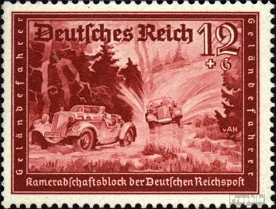 Produktbild von Briefmarken Deutsches Reich 1939 Mi 708 postfrisch Kameradschaftsblock