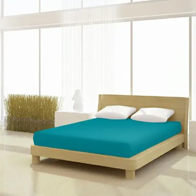 Produktbild von Mr.Sandman Full Elasthan de Luxe Spannbetttuch Smaragd 140-160x200-220cm 240gr/m²