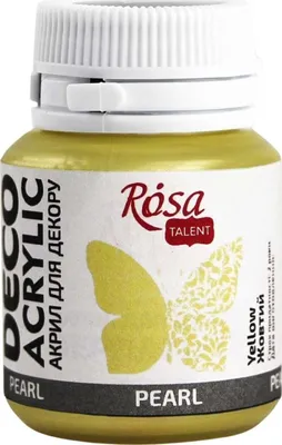 Obrázok produktu pre Rosa Talent Akrylová farba 74 Yellow Pearl 20 ml 1 ks