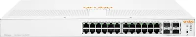 Image de Commutateur HPE Aruba Networking Instant On 24 ports Gigabit et 4 ports SFP+ 1930, géré, L2/L3/L4, Gigabit Ethernet (10/100/1000), mode full duplex, prise en charge de l'alimentation par Ethernet (PoE), 1U