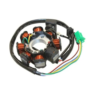 Obrázek produktu pro Alternátor pro 50cc 4T China scooter, GY6 QMA, QMB, Baotian, Rex, MKS, Ering bez tyčového kola