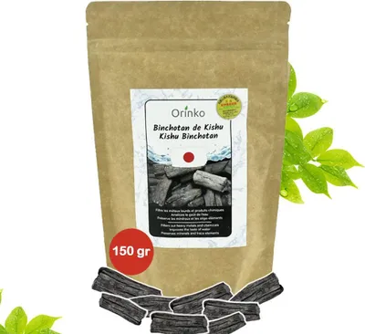 Produktbild von Orinko Japanische Binchotan-Aktivkohlestäbchen Wasserfilter (150gr)