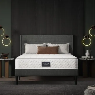 Productafbeelding van 7-Zones Pocketvering Matras - Spring Matras - Koudschuim Matras - Stevige Matras - 160x200 cm - H3 Hardheid