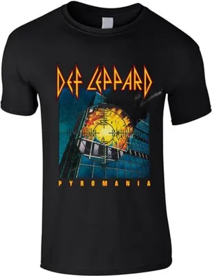 Zdjęcie produktu dla Def Leppard Pyromania Black S Koszulka