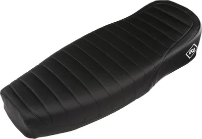 Produktbild von Sitzbank strukturiert, Schwarz/Schwarz mit SIMSON-Schriftzug - Simson S50, S51, S70 Enduro