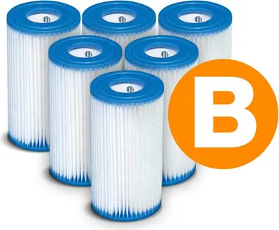Produktbild von Pumpenfilterset Typ B 6-teilig INTEX 29005 x6