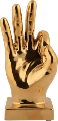 Produktbild von Present Time - Ornament Perfecto - Gold - 10.5x7.5x21cm