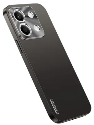 Immagine prodotto di Per Xiaomi Redmi Note 13 Custodia per cellulare con design in metallo opaco nero