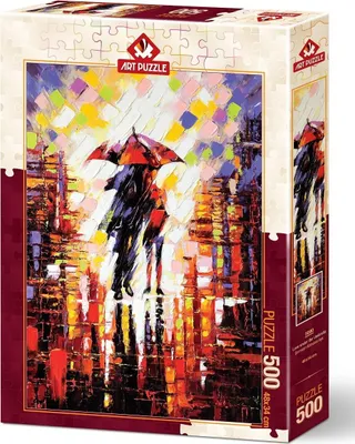 Image de ART PUZZLE Puzzle L'amour sous le parapluie 500 pièces