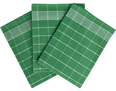 Obrázok produktu pre Uterák Pozitiv egyptská bavlna 50x70 cm zelený/biely 3 ks