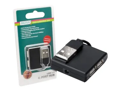 Obrázek produktu pro DIGITUS USB 2.0 High-Speed Hub 4-Port