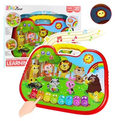 Image de Tableau interactif : animaux, instruments, piano