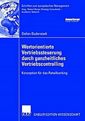 Produktbild von Wertorientierte Vertriebssteuerung durch ganzheitliches Vertriebscontrolling
