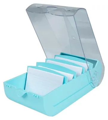 Produktbild von EXACOMPTA Lernkartei BunnyBox A8 pastellgrün inkl. 100 Karteikarten