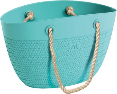 Immagine prodotto di Borsa da spiaggia Linda Bag di van der Meulen, turchese - borsa impermeabile per giocattoli