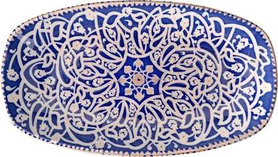 Produktbild von COMAS ORIENTAL ovaler Teller 29 cm, 6 Stück, Porzellan