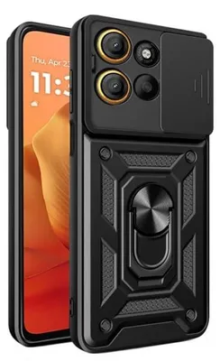 Produktbild von Techsuit CamShield Hülle für Motorola Moto G15 / G15 Power – Schwarz