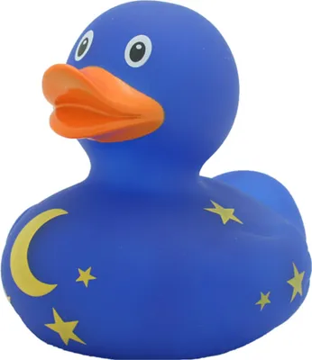 Produktbild von LiLaLu 2001 Badeente "mit Mond und Sternen"